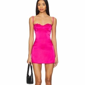 Revolve Superdown Claire Mini Dress in Pink